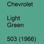 Preview: Chevrolet, Light Green, 503 (1966).